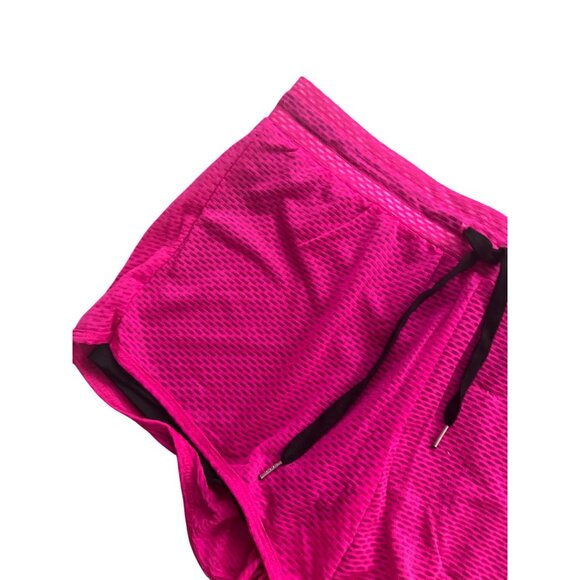 BEBE SPORT Pink Black Running Shorts Size XL NEW NWT - Picture 6 of 7